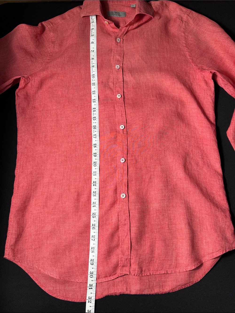 Canali Men's Linen Casual Button-Down Shirt ~ M - Picture 9 of 12